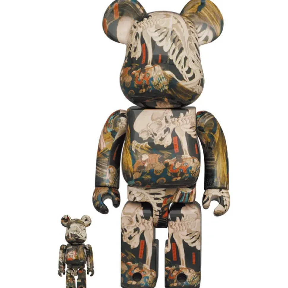 BE@RBRICK Utagawa Kuniyoshi The Haunted Old Palace at Soma 100% & 400% Set