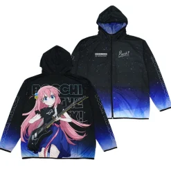 Bocchi the Rock! Hitori Gotoh Full Graphic Dry Hoodie Playing the Guitar Ver.