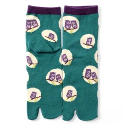 Buden Nagomi Modern Women's Tabi Socks - Owl