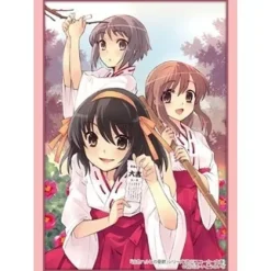 Bushiroad Sleeve Collection High-Grade Vol. 4733 Kadokawa Sneaker Bunko The Melancholy of Haruhi Suzumiya Series Haruhi & Yuki & Mikuru: Miko Ver.