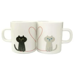 Cats in Love Mug Set