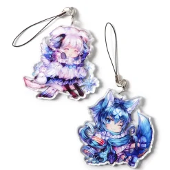 Cheerful Kemomimi Acrylic Straps