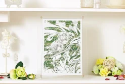 CLAMP 30th Anniversary Tsubasa: Reservoir Chronicle Chara-Kirie Paper-Cut Artwork