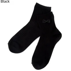 coudre un Colorful Ribbon Black Socks