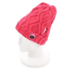 Cuelitt Cable Knit Pigtails Beanie