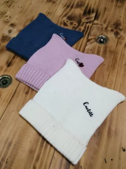 Cuelitt Nekomimi Logo Pigtails Beanie