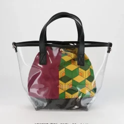 Demon Slayer: Kimetsu no Yaiba Giyu Tomioka Clear Bag with Pouch