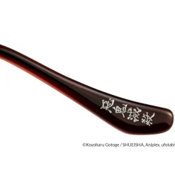 Demon Slayer: Kimetsu no Yaiba Collaboration Kyojuro Rengoku Model Glass Frame w/ Original Eyeglass Case & Cleaning Cloth Set