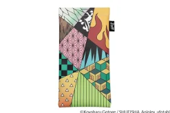 Demon Slayer: Kimetsu no Yaiba Collaboration Nezuko Kamado Model Glass Frame w/ Original Eyeglass Case & Cleaning Cloth Set