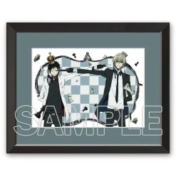 Durarara!!x2 20th Anniversary of the Original Light Novel A5 Chara Fine Graph Izaya Orihara vs. Shizuo Heiwajima (Chessboard) Ver.