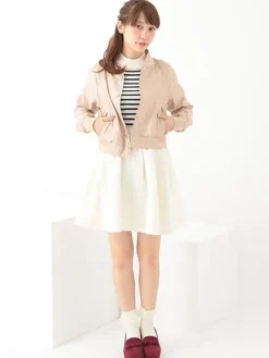 earth music&ecology Gathered Tuck Skirt