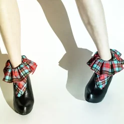 ERIMAKI SOX Erimaki Collar Tartan Checkered Socks