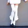 ERIMAKI SOX Frilly Knee-High Socks