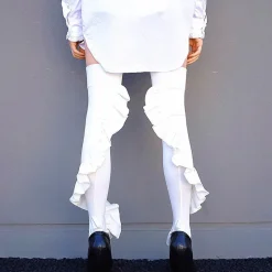 ERIMAKI SOX Frilly Knee-High Socks