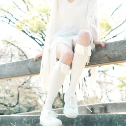 ERIMAKI SOX Fringe High Socks