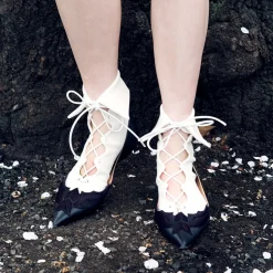 ERIMAKI SOX Lace-Up Short Socks