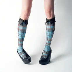 ERIMAKI SOX Tartan Checkered High Socks