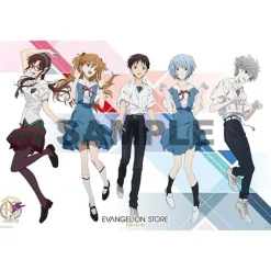 EVA STORE Original Jigsaw Puzzle 5 Children in School Uniforms (TOKYO-01 10th Anniversary) (Atsushi Nishigori)