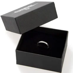 Evangelion Silver Black Moon Ring
