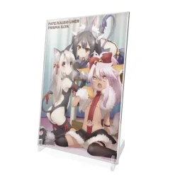 Fate/Kaleid Liner Prisma Illya 2wei Herz! Kemomimi Illya & Miyu & Chloe Acrylic Art Stand