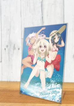 Fate/Kaleid Liner Prisma Illya 2wei Herz! Swimwear Illya & Miyu & Chloe Acrylic Art Stand