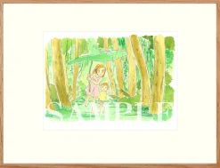 Flone on the Marvelous Island Framed Art Print