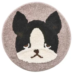Fluffy Animals Round Mat Collection
