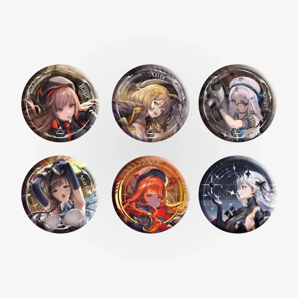 Goddess of Victory: Nikke Trading Tin Badge Counters Box Set