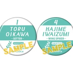Haikyu!! Tin Badge Set