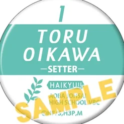 Haikyu!! Tin Badge Set