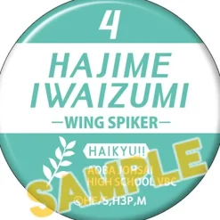 Haikyu!! Tin Badge Set