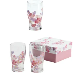 Hana Hitohira Glass Tumbler