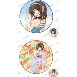 Haruhi Suzumiya Series Circle Towel & Pin Badge Set