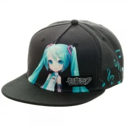 Hatsune Miku Black Snapback