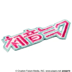 Hatsune Miku Embroidered Sticker Logo