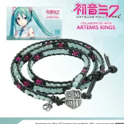 Hatsune Miku Leather Wrap Bracelet