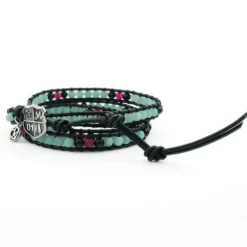 Hatsune Miku Leather Wrap Bracelet