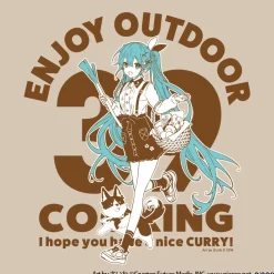 Hatsune Miku Outdoor Cooking T-Shirt