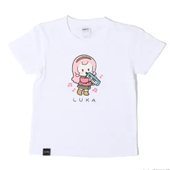 Hatsune Miku Piapro Kids! Megurine Luka Kids' White T-Shirt