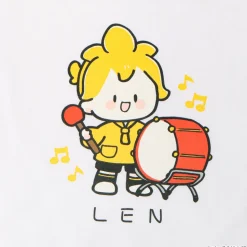 Hatsune Miku Piapro Kids! Kagamine Len White T-Shirt