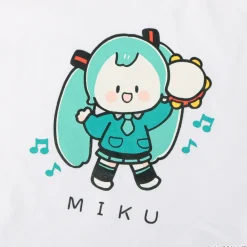 Hatsune Miku Piapro Kids! Hatsune Miku Kids' White T-Shirt