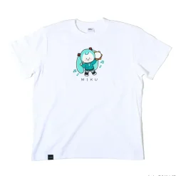 Hatsune Miku Piapro Kids! Hatsune Miku White T-Shirt