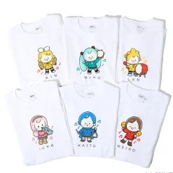 Hatsune Miku Piapro Kids! Meiko White T-Shirt