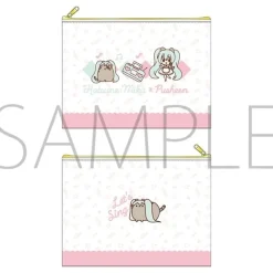 Hatsune Miku Pusheen Collaboration Flat Pouch