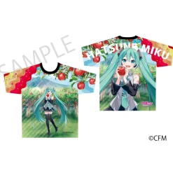 Hatsune Miku x Hirosaki Apple Full Graphic T-shirt Hirohako Art by Asagao Minoru (Re-run)