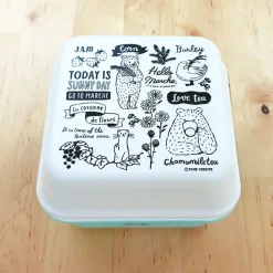 Hello Marche Botanical Series Square Lunch Box