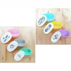 Hello Marche Botanical Series Elliptical Lunch Box 3-Piece Set