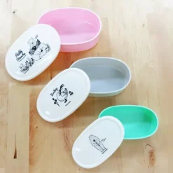 Hello Marche Botanical Series Elliptical Lunch Box 3-Piece Set