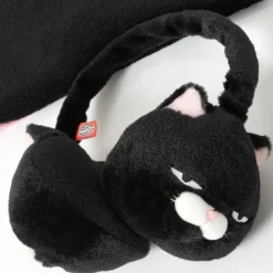Hige Manjyu Kuromame the Grumpy Black Cat Set