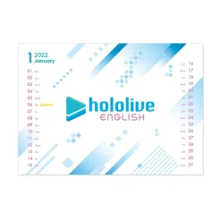 hololive English 2022 Desktop Calendar
